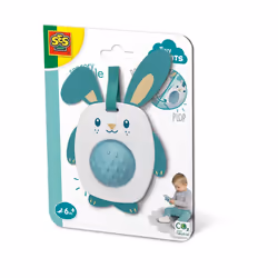 SES Creative Tiny Talents Clutching toy dimple - Bunny, 0.5 yr(s), Cardboard, Multicolour