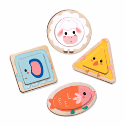 SES Creative Tiny Talents Duo shapes puzzles