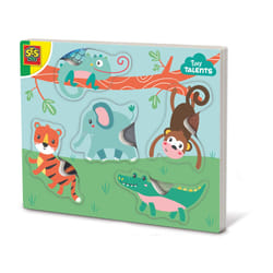 SES Creative Tiny Talents Touch and feel animal puzzle