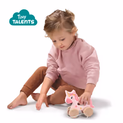 SES Creative Tiny Talents Push and pull 2 in 1 wooden unicorn - Additional view 4