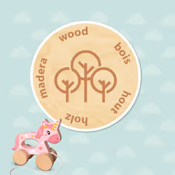 SES Creative Tiny Talents Push and pull 2 in 1 wooden unicorn - Additional view 6