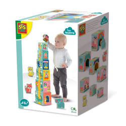 SES Creative Tiny Talents Stacking blocks tower with animal figures