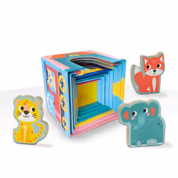 SES Creative Tiny Talents Stacking blocks tower with animal figures - Additional view 6
