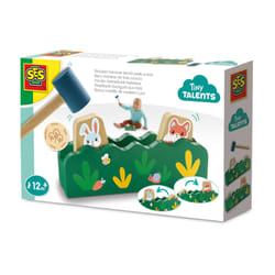 SES Creative Tiny Talents Wooden hammer bench peek-a-boo