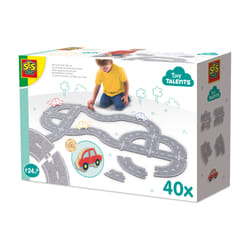 SES Creative Tiny Talents Felt road circuit 40pcs with car