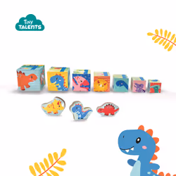 SES Creative Tiny Talents Stacking blocks tower with dino figures - Additional view 6