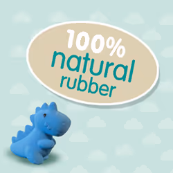 SES Creative Tiny Talents Bath T-rex - 100% natural rubber