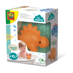 SES Creative Tiny Talents Bath Stegosaurus - 100% natural rubber