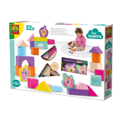 SES Creative Tiny Talents Wooden building blocks unicorn 52pcs