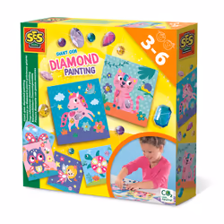SES Creative Giant gems diamond painting - Extra large diamond painting diamonds, Age 3+, Children's diamond painting kit, 3  ...