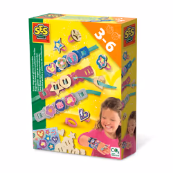 SES Creative Easy rings and glitter bracelets - Jewellery making for young children, Make your own design, Age 3+, Children's ...