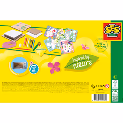 SES Creative Flower press art - Inspired by nature, Dried flowers without the wait, Can be used in microwave, Age 5+