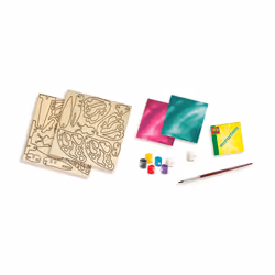 SES Creative Decorate wooden butterflies - Inspired by nature, Real wood, Stimulate constructive insight, Stimulate creativity, Age 5+