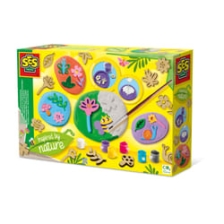 SES Creative Botanical relief casting and painting - Inspired by nature