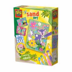 SES Creative Coloured sand art - Inspired by nature, Children's craft kit, 3 yr(s), Multicolour