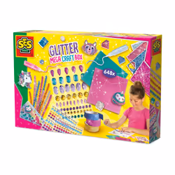 SES Creative Glitter mega craft box, Children's craft kit, 5 yr(s), Multicolour