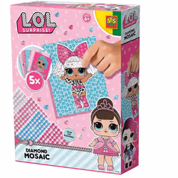 SES Creative L.O.L. - Diamond mosaic, 320 pc(s), 6 yr(s), Girl, Child, Multicolour, Netherlands