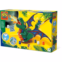 SES Creative Casting and painting - Dragon, Children's casting/painting kit, 5 yr(s), Multicolour