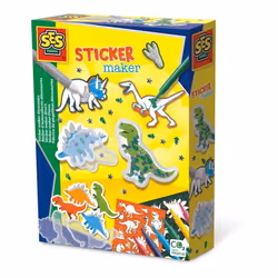 SES Creative Sticker maker dinosaurs, Children's craft kit, 5 yr(s), Cardboard, Multicolour