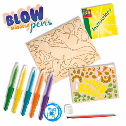 SES Creative Blow airbrush pens - Dinosaurs
