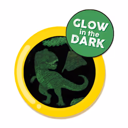SES Creative Glow in the dark scratch - Dinosaurs