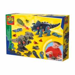 SES Creative Dinosaurs screw constructions, Building set, 5 yr(s), Plastic, 35 pc(s)