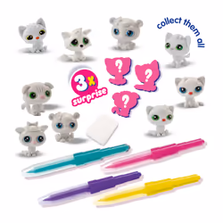 SES Creative Blow airbrush pens - Kittens surprise 3x
