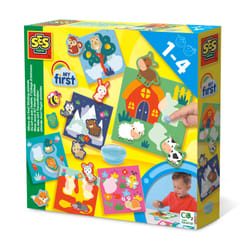 SES Creative My First - Where do I live? Sticking animals, This line enables the very young children to get creative, Age 1+