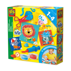 SES Creative My First 14407 Clay Hair on Cards - Create Beautiful Hairstyles on These Fun Animal Cards - Includes Tools to Make Clay Hair