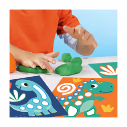 SES Creative My First 14409 Clay with Activity Cards - Roll, Knead, and Shape Clay to Create Dino Figures - Includes Reusable Cards - Additional view 4