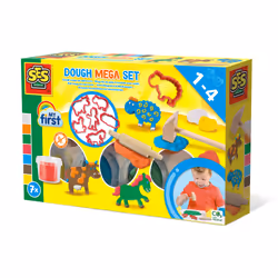 SES Creative My First - Dough mega set with tools - This line enables the very young children, Age 1+, Children's pottery kit ...