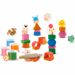 SES Creative My First - Dough shape stacking animals