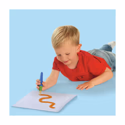 SES Creative My First 14440 - 3 Safe Plastic Baby Brushes - Unbreakable, Easy Grip for Little Hands - Flat, Round, and Point Brush