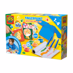 SES Creative My First - Fingerpaint creations mega set, Children's craft kit, 1 yr(s), Multicolour