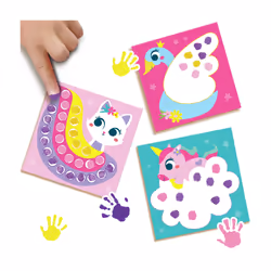 SES Creative My First 14446 - Fingerprint Paint Fantasy Figures - 10 Cheerfully Printed Finger Paint Cards with Fantasy Theme - Additional view 5