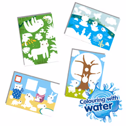 SES Creative My First Colouring with water - Hidden animals