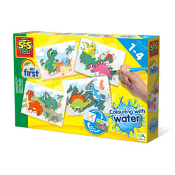 SES Creative My First Colouring with water - Dinos - No mess, Suitable for children, Age 1+
