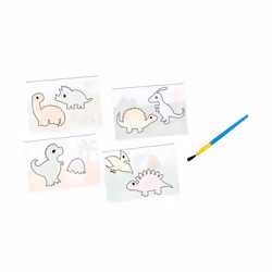 SES Creative My First Colouring with water - Dinos - No mess, Suitable for children, Age 1+