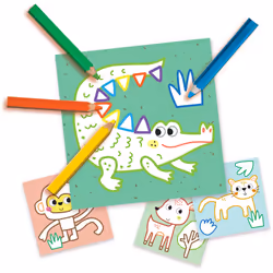 SES Creative My First - 3 in 1 Fingerpainting, colouring and sticking shapes - Additional view 5