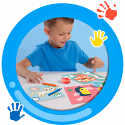 SES Creative My First - 3 in 1 Fingerpainting, colouring and sticking shapes - Additional view 6