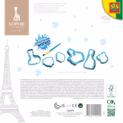 SES Creative Sophie la girafe - Colouring in the bath with water - Special safe brush, This line enables the very youngest children, Age 12M+