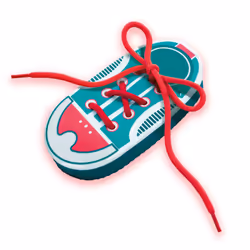 SES Creative I learn to tie shoe laces
