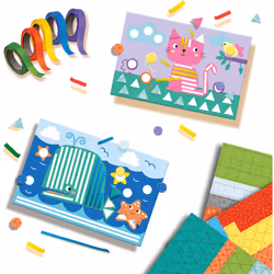 SES Creative I learn to stick and recognize shapes
