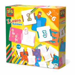 SES Creative I learn numbers, 3 yr(s), Cardboard, Multicolour