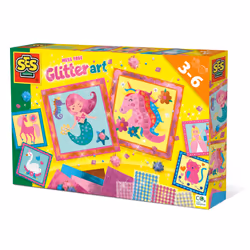 SES Creative Mess free glitter art, Children's craft kit, 3 yr(s), Multicolour