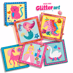 SES Creative Mess free glitter art