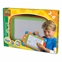SES Creative Magnetic drawing board, Children's magnetic drawing board, 3 yr(s), Blue, Green, Orange