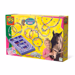 SES Creative I love horses - Jewellery studio, Children's jewellery making set, 5 yr(s), Multicolour