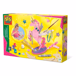 SES Creative Unicorn jewelery holder, Children's craft kit, 5 yr(s), Multicolour