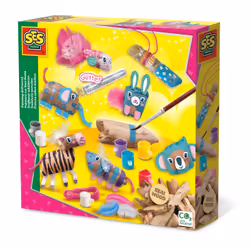 SES Creative Painting driftwood, Children's paint brush set, 5 yr(s), Multicolour